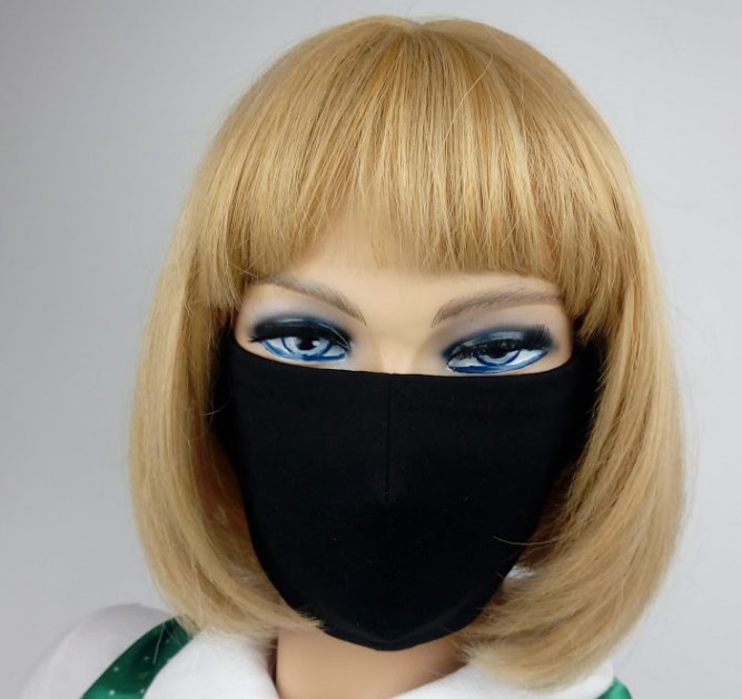 Защитные повязки на лицо, маска медицинская черная
